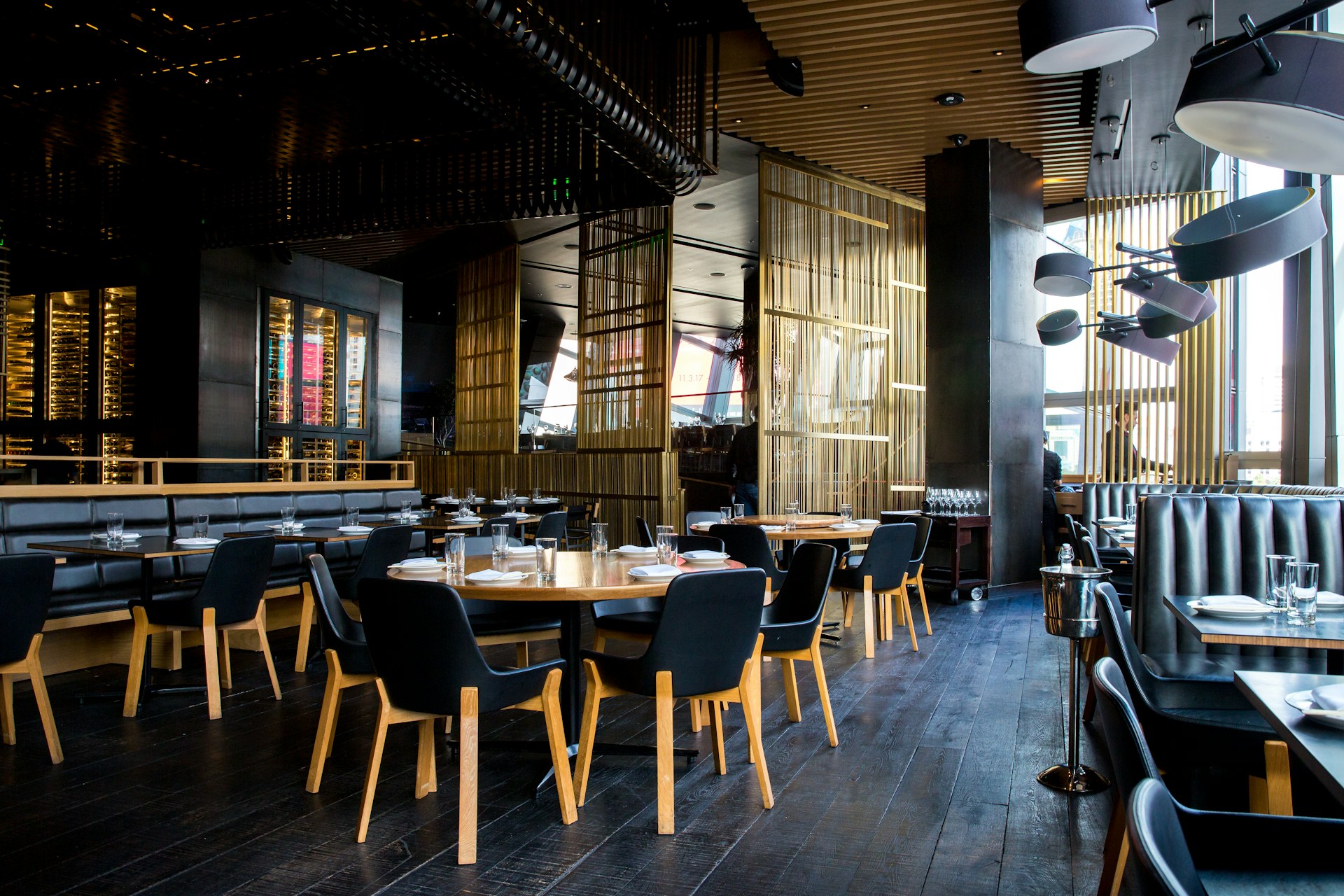 Modern restaurant business and hospitality environment