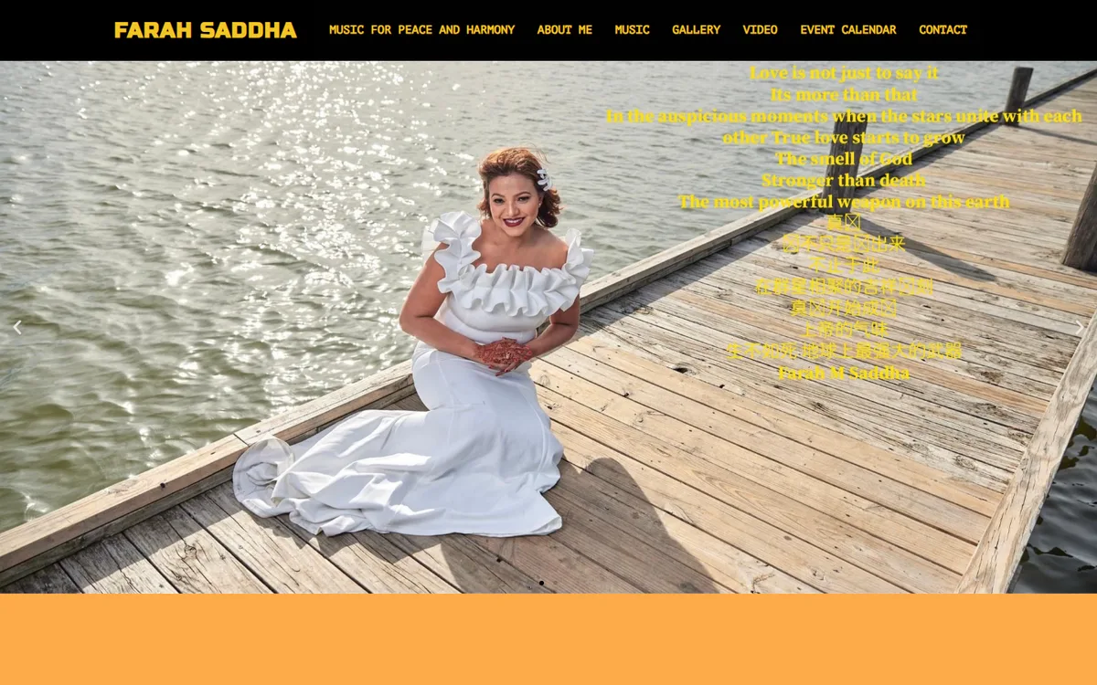 farahmusicent.com website design project by ZAMAN IT