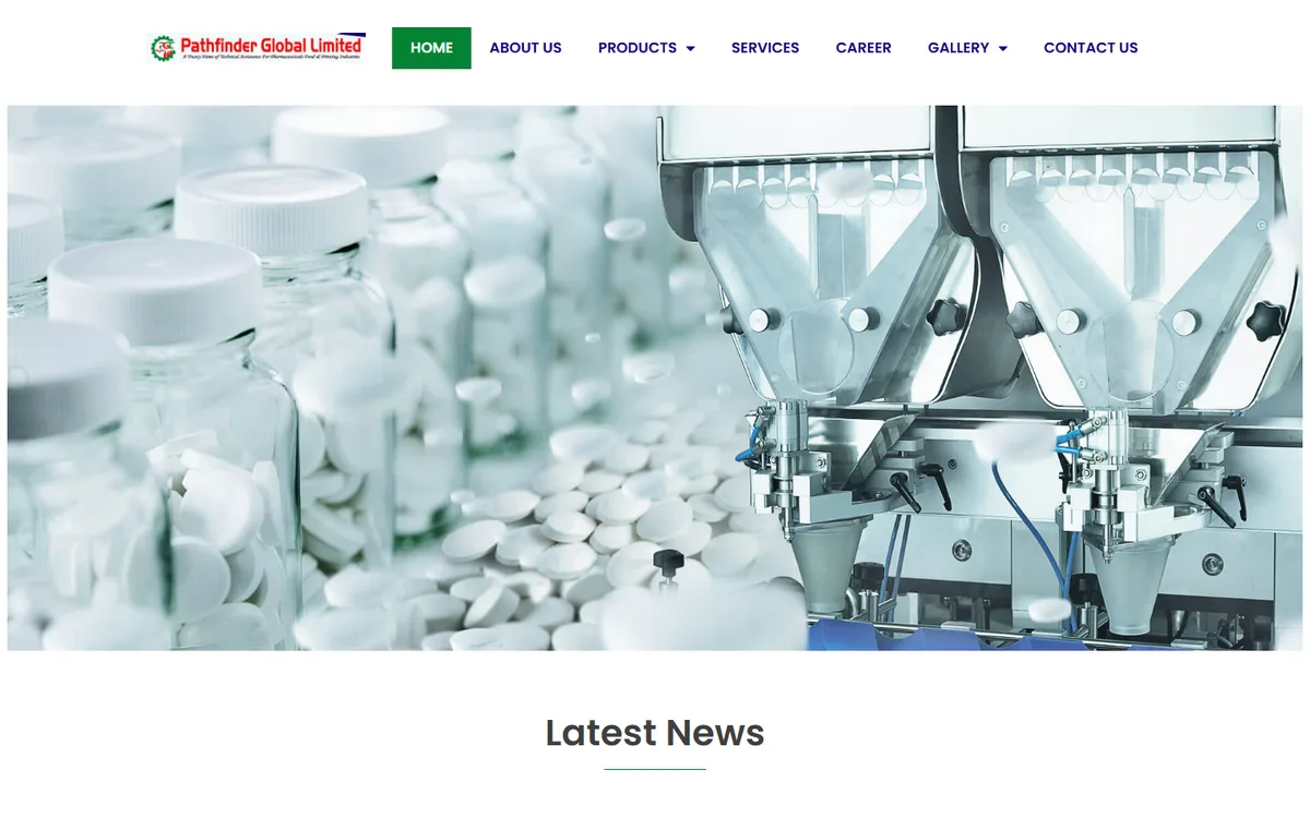 pglbd.com website design project by ZAMAN IT