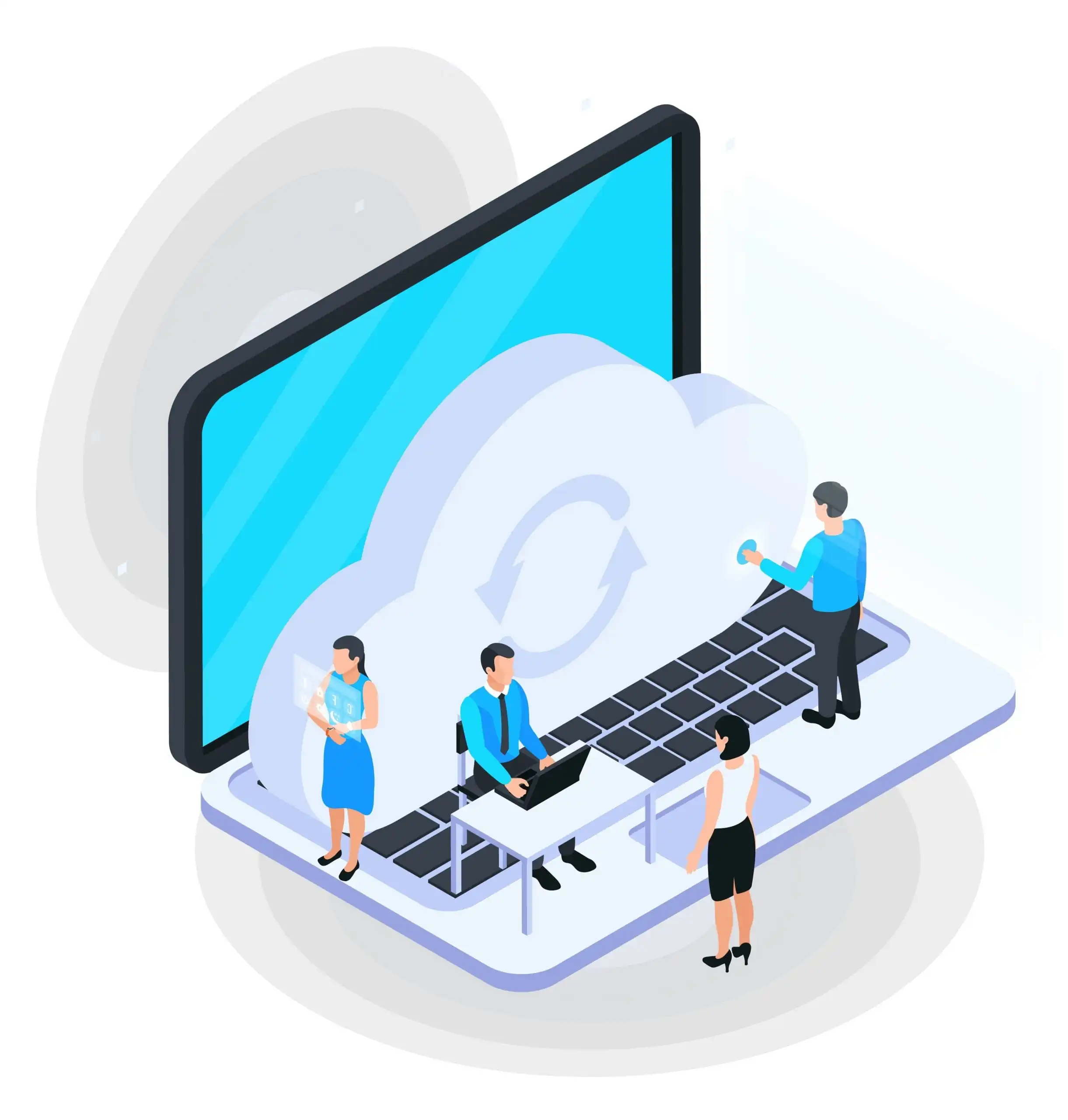 Cloud | Laptop | People