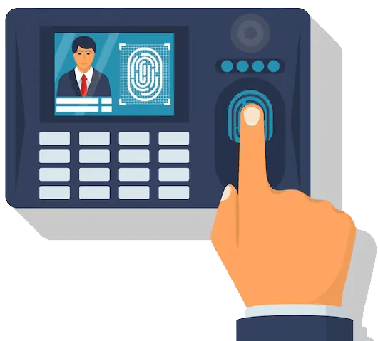 Attendance Machine Push Finger